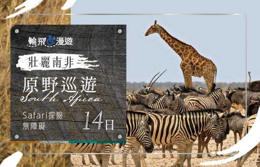 【輪飛漫遊】原野巡遊|壯麗南非 Safari 探險無障礙14日