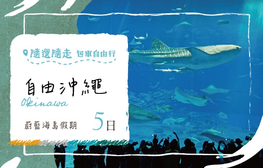 【隨選隨走｜無障礙包車自由行】自由沖繩．蔚藍海島假期5日｜小團出發4人成行